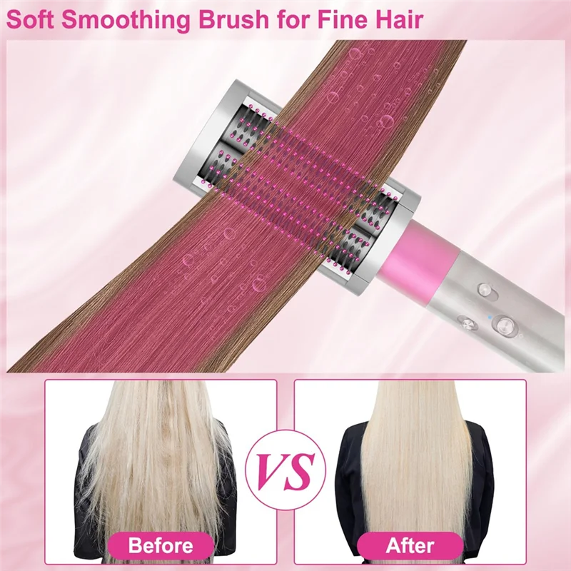 UNCL Kleine runde Volumenbürste für Dyson Airwrap, weiche Glättungsbürste, 20 mm kleinerer Rundbürste