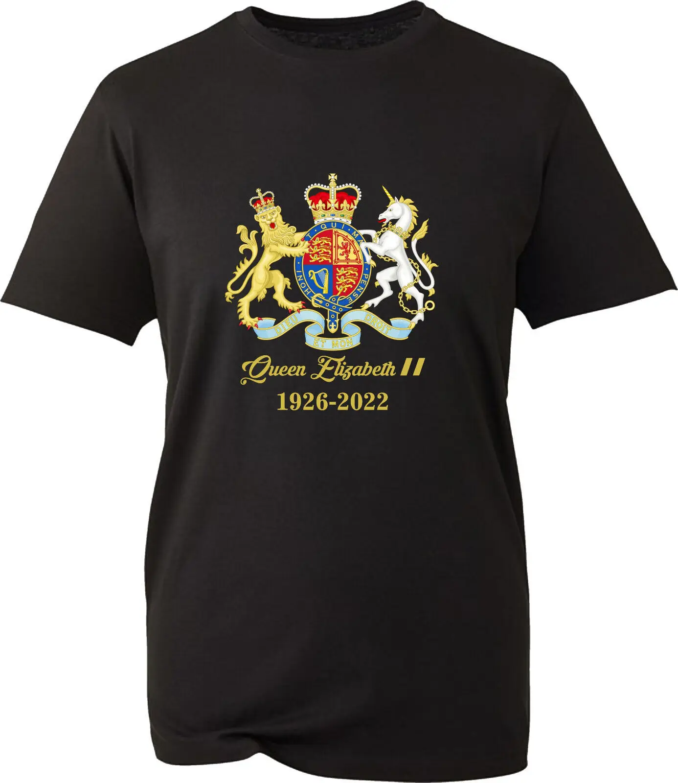 The Queen Elizabeth II Memorial Union Jack London Bridge T Shirt Short Sleeve Casual 100% Cotton O-Neck Mens T-shirt Size S-3XL