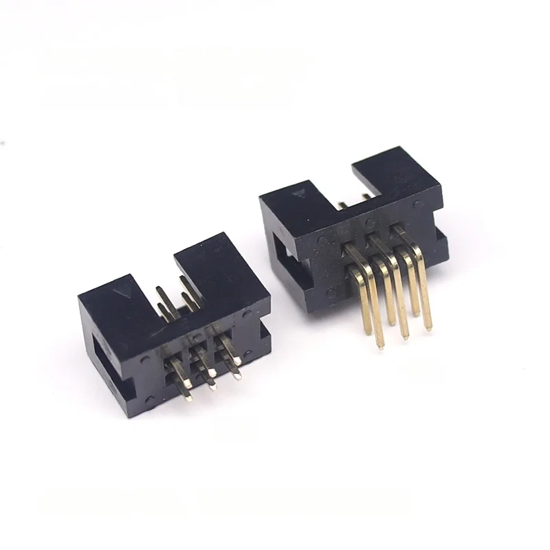 10 قطعة DC3 مقعد القرن البسيط 2.54 مقبس JTAG بإبرة الانحناء مع خيارات العد الدبوس 6/8/10/14/16/20/26/30-40/50P