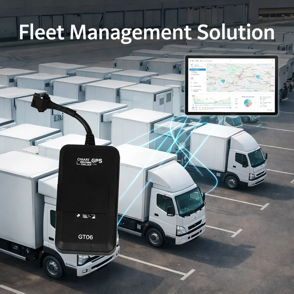 9-100V Wide Voltage 4G LTE GPS Tracker ACC Geofence History Playback Anti Theft Fleet Dashboard Equipment