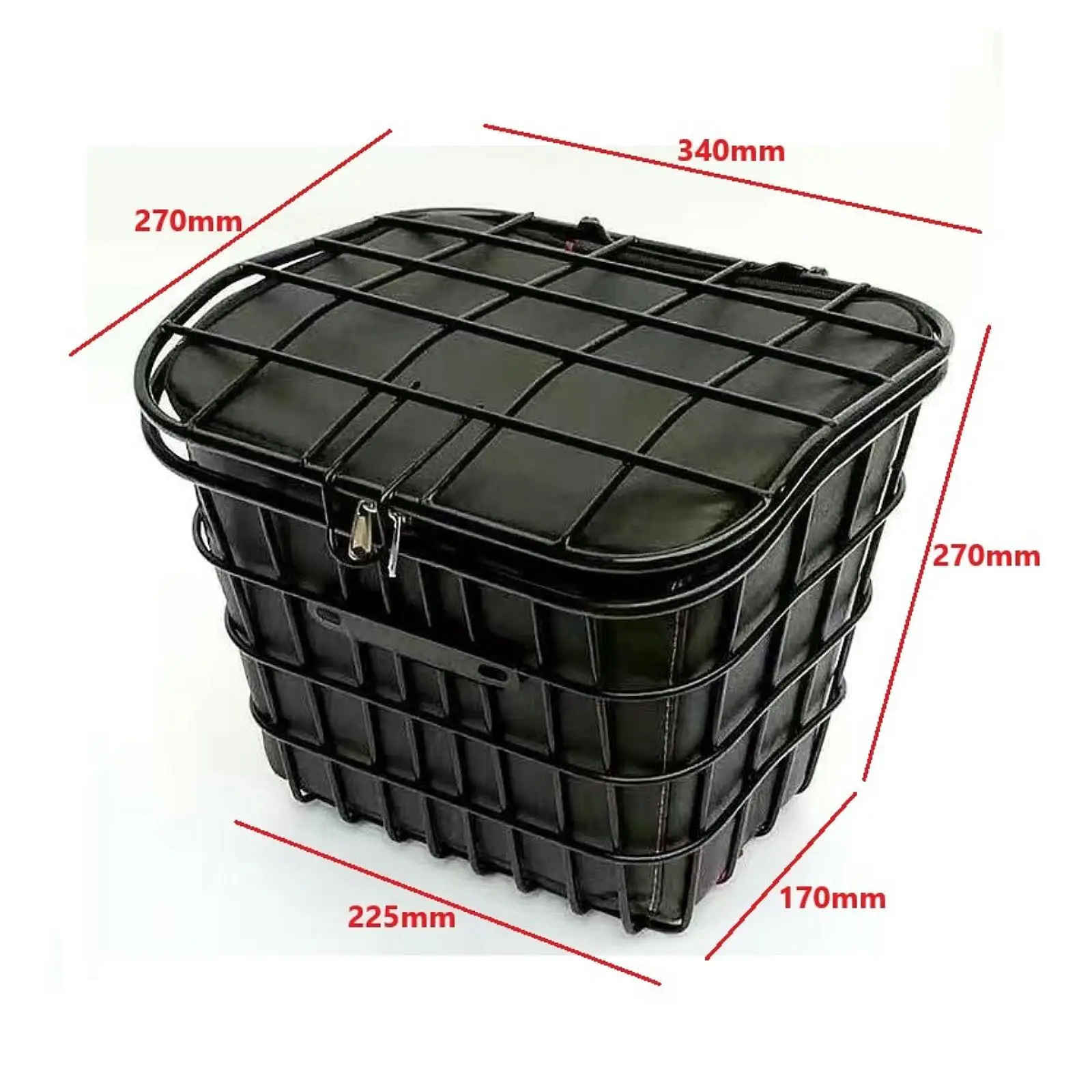 Bike Basket Cycling Basket Bicycle Accessories Pannier Rack Portable Bike Rear Rack Easy to Install Bicycle Storage Basket
