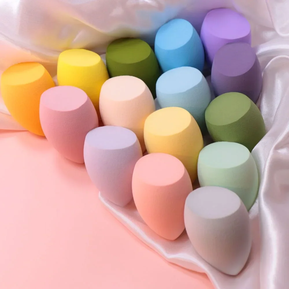 8/4 pçs conjunto de esponja de maquiagem macia seco molhado cosméticos puff fundação corretivo destaque liquidificador maquiagem beleza acessórios