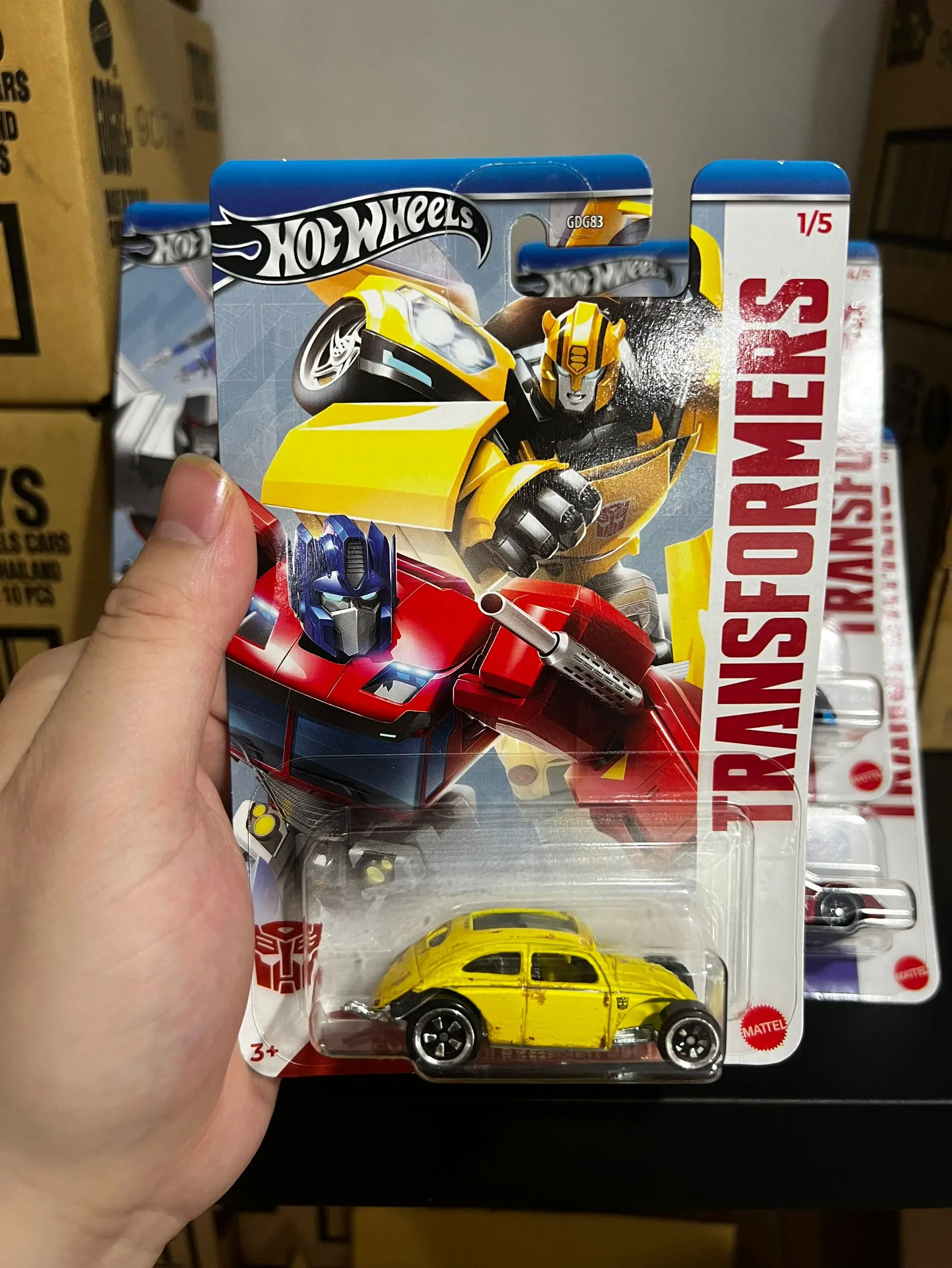 Nouvelles roues transformateurs Gdg83 Bumblebee personnalisé Volkswagen Ford Mustang Pagani Bugatti Veyron1/64 Kong moulé sous pression modèle de voiture cadeaux