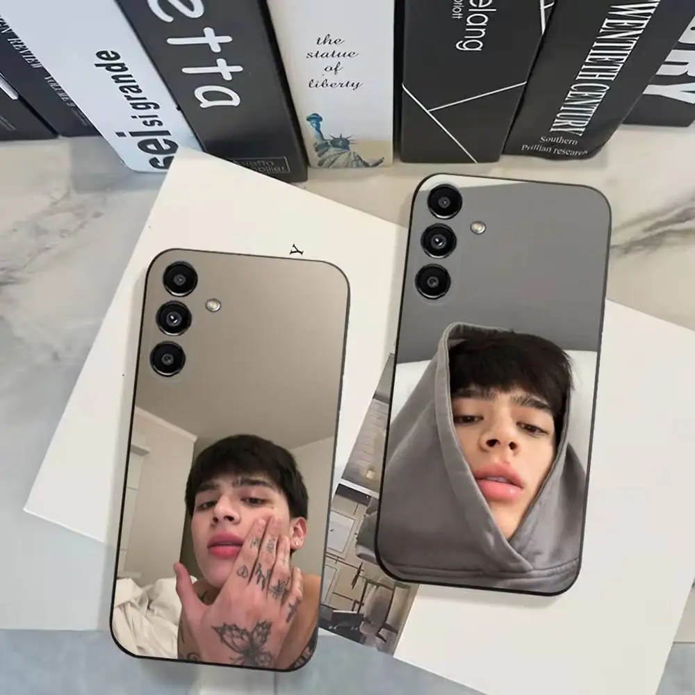 

Singer Max Valenzuela Phone Case For Samsung Galaxy A20,A21s,A22,A31,A32,A52,A53,A72,73,A80 Soft Black Cover
