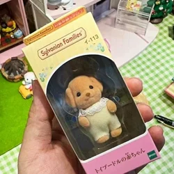 Sylvanians Families Model Doll Toy Cute Cartoon Peripheral Kawaii Key Pendant Decoration Mini Anime Figure Toys Birthday Gift