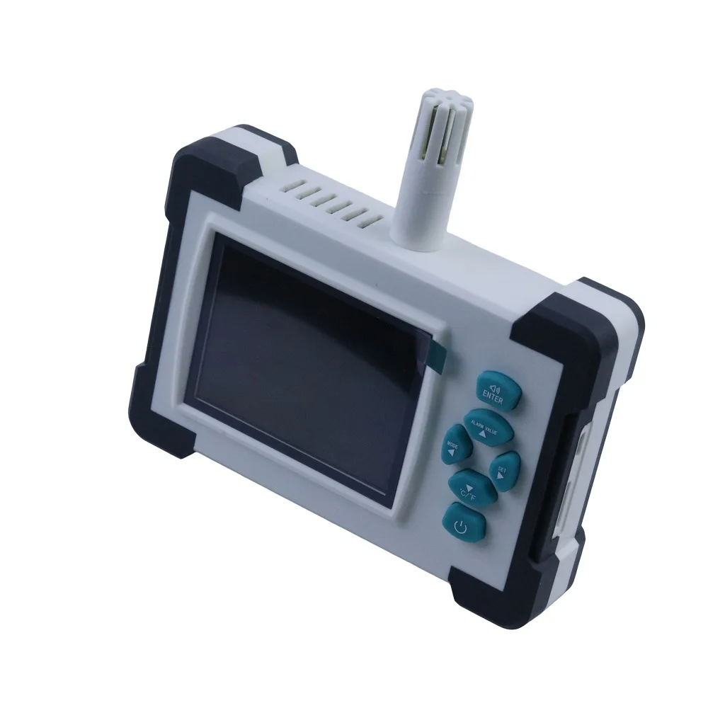 Home Air Quality Monitor, CO2 Sensor Formaldehyde Detector with Temperature Humidity Alarm, Indoor Air Tester