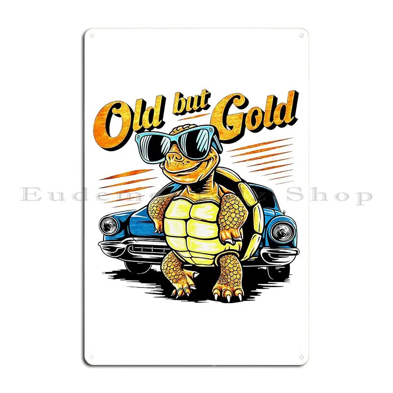 Jonathan The 190 Year Old Tortoise Metal Sign Vintage Mural Funny Customized Cave Tin Sign Poster