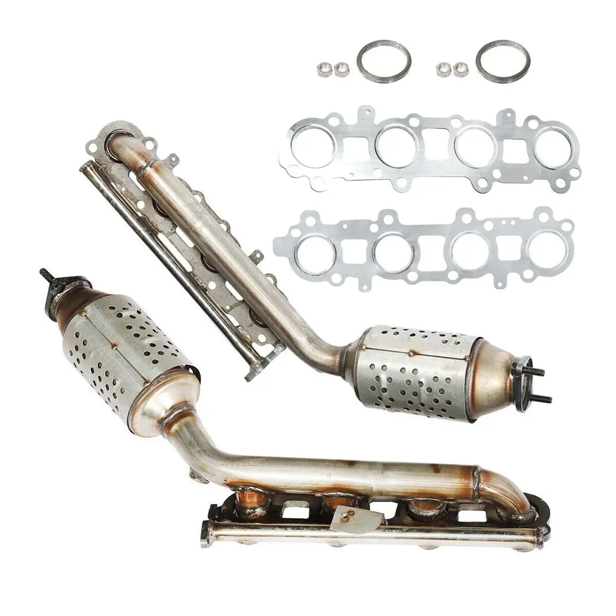 2pcs Catalytic Converter For 2005-2009 Toyota 4Runner Lexus GX470 V8 4.7L 17150-50050 17140-50060