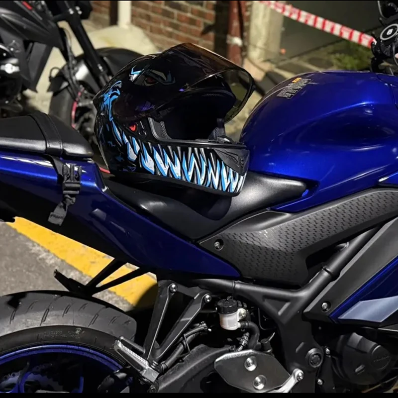 DOT خوذة دراجة نارية كاملة الوجه سلامة Motobike سكوتر كاسكو موتو وحدات السعة الخوذ كامل الوجه كاسكو للجنسين