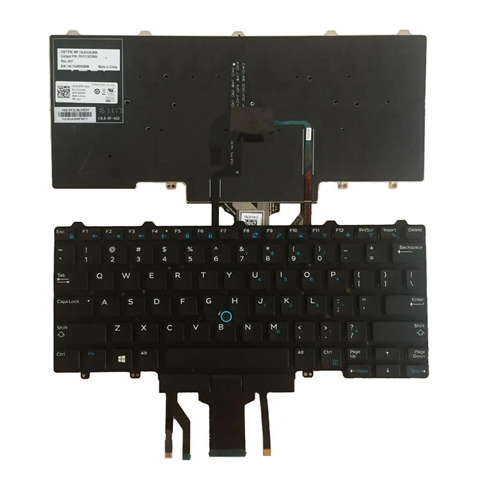 1Pcs New Replacement Laptop Keyboard US for Dell Latitude E5450 E7250 E7450