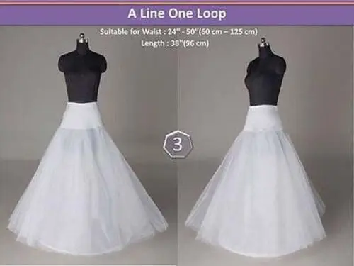 สีขาวเจ้าสาว Petticoat Crinoline Slips Underskirt สำหรับงานแต่งงานชุดแต่งงาน