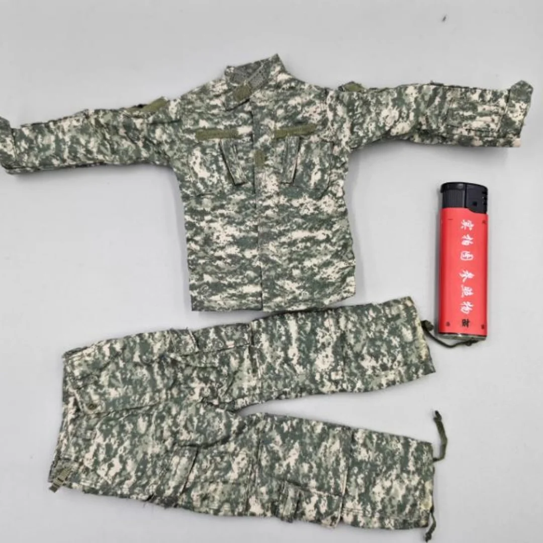 

1/6 Soldier Land US Camouflage Combat Uniform Clothing clothes coat pant for 12'' Action figure Toys