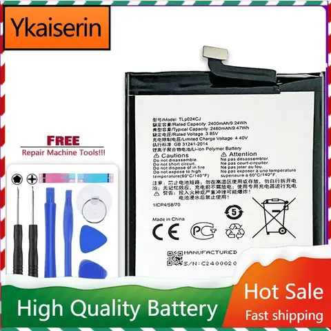 TLP024C1/TLP024CJ 2400mAh batería de teléfono móvil para Alcatel A3 OT-5046/Shine Lite OT-5080 5080X OT-5046D OT-5046Y 5046D 5046Y