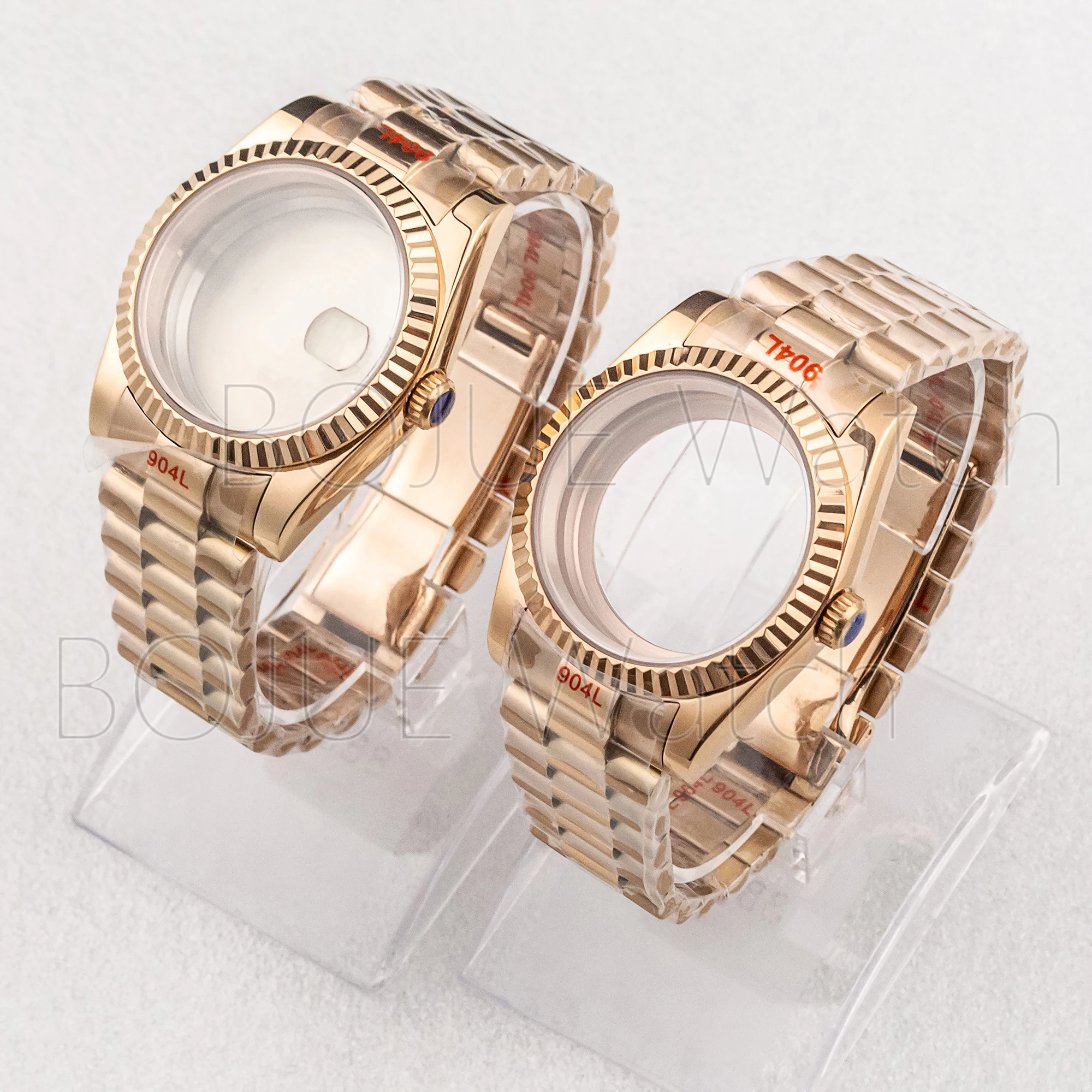 

36mm 39mm NH36 Case Dial Hands President Bracelet Watch Parts for NH35 NH36 Movement Assemble