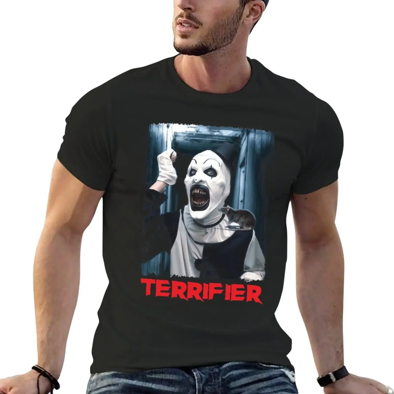 CUAN HOROR TERRIFIER T-Shirt customs design your own summer tops t shirt men