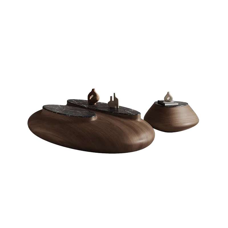 

Italian minimalist designer coffee table combination living room home size apartment art high-end villa irregular coffee table