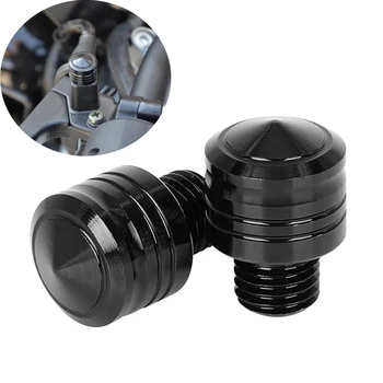 2Pcs M10 M8 8MM 10 MM Mototcycle 백미러 구멍 플러그 나사 혼다 용 Yamaha 커버 캡 마운트 볼트 액세서리