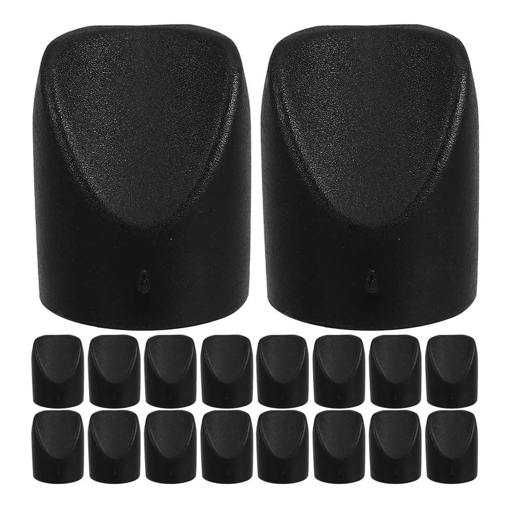 

48pcs Folding Chair Leg Caps 7/8 Inch Id Black Heavy Duty Nylon Stability Inserts For Metal Padded Chairs Replacement Plug