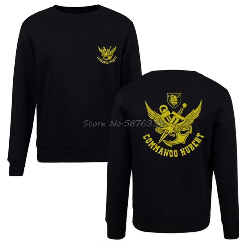 Französisch Special Forces Navy Kampf Schwimmer Frogmen Commando Hubert Marine Männer Unisex Oansatz Hoodies Pullover Sweatshirt Streetwear