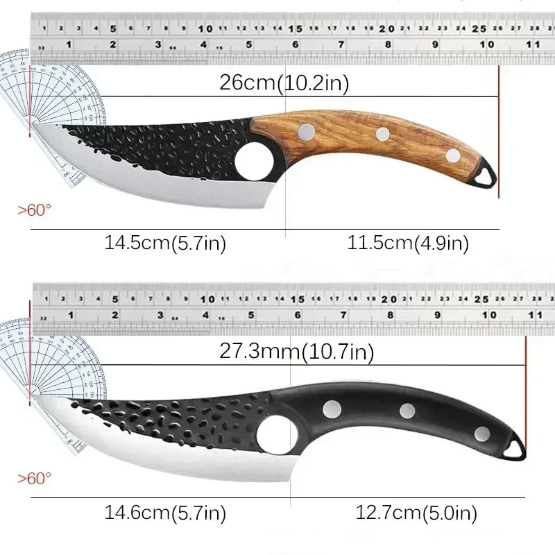 Kitchen Knife Handmade Forged Butcher Knife Boning Knives Meat Cleaver Vegetables Cutter Professional Household Chef Cook Knife - view 4