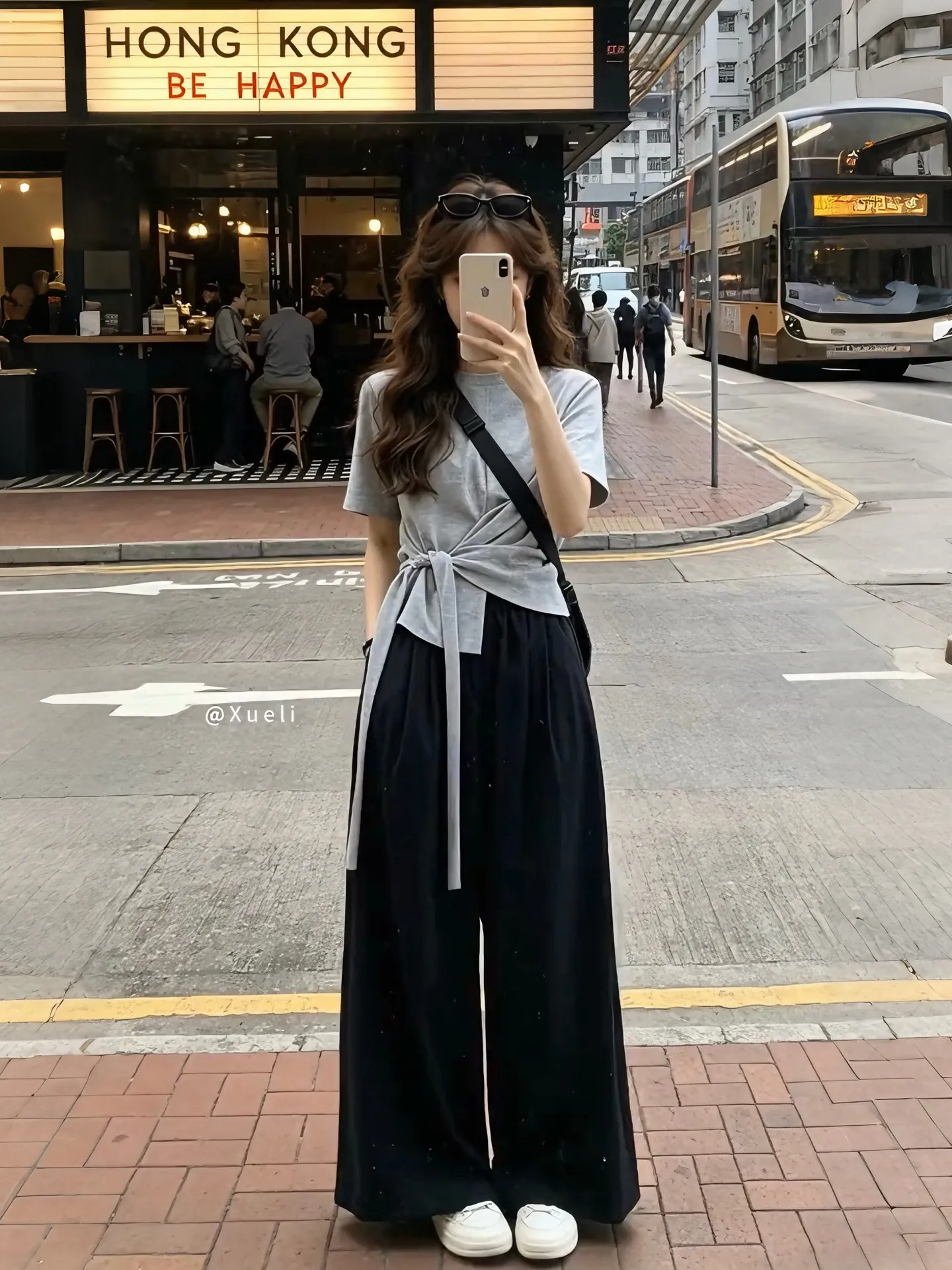 

Summer plus Size Women's Fashion Set Korean Style Tie-Dye Short Sleeve Top Wide Leg Pants Casual Wear High Waist