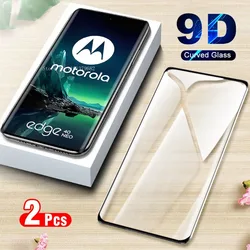 9D Curved Screen Protector Tempered Glass For Motorola Edge 40 Neo 40Neo Moto Rola Edge40Neo Edge40 Neo 5G 2Pcs Protective Films