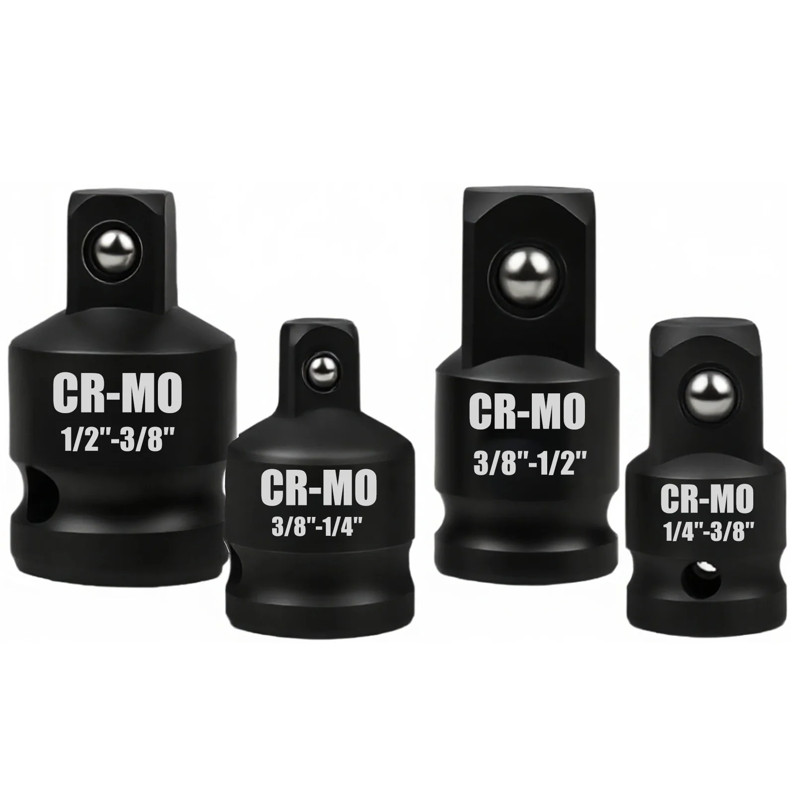 Schlagschrauber-Adapter-Reduzierer-Set, 4 Stück/Set, 1/2 3/8 1/4 Zoll. Verwenden Sie Schraubenschlüssel, Bohrer in der Automobil- und Schlagschrauber-Baugruppe
