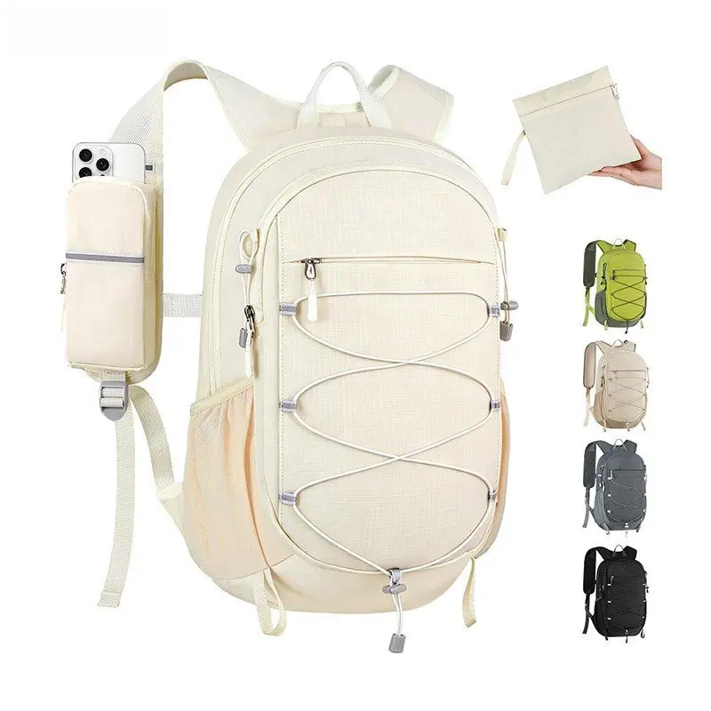 Under 20L Lightweight Travel Backpack for Men Women Outdoor Hiking Daypack Multi Pocket School Business Commuter Shoulder Bag