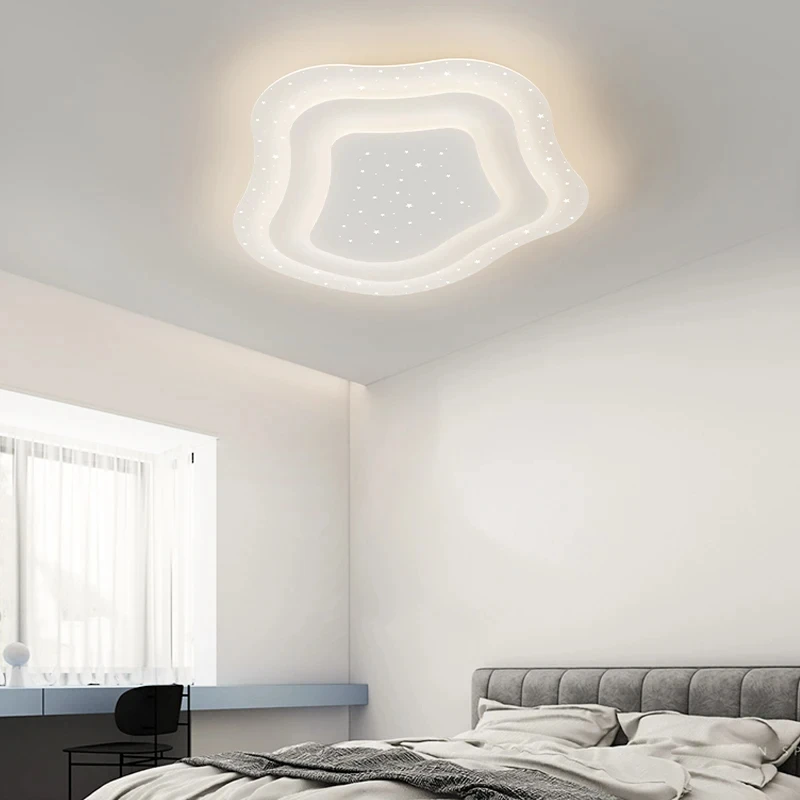 Imagem -04 - Modern Nordic Starry Sky Led Luz de Teto Sala de Estar Simples Sala de Jantar Quarto Lustre Interior Home Decor Lighting