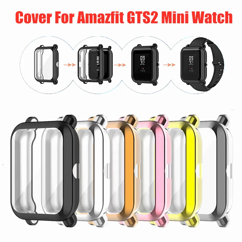 Screen Protector Case For Huami Amazfit GTS 2 mini GTS4 GTS3 GTS2e Watch Colorful Protector TPU Case Cover For Amazfit GTS2 mini