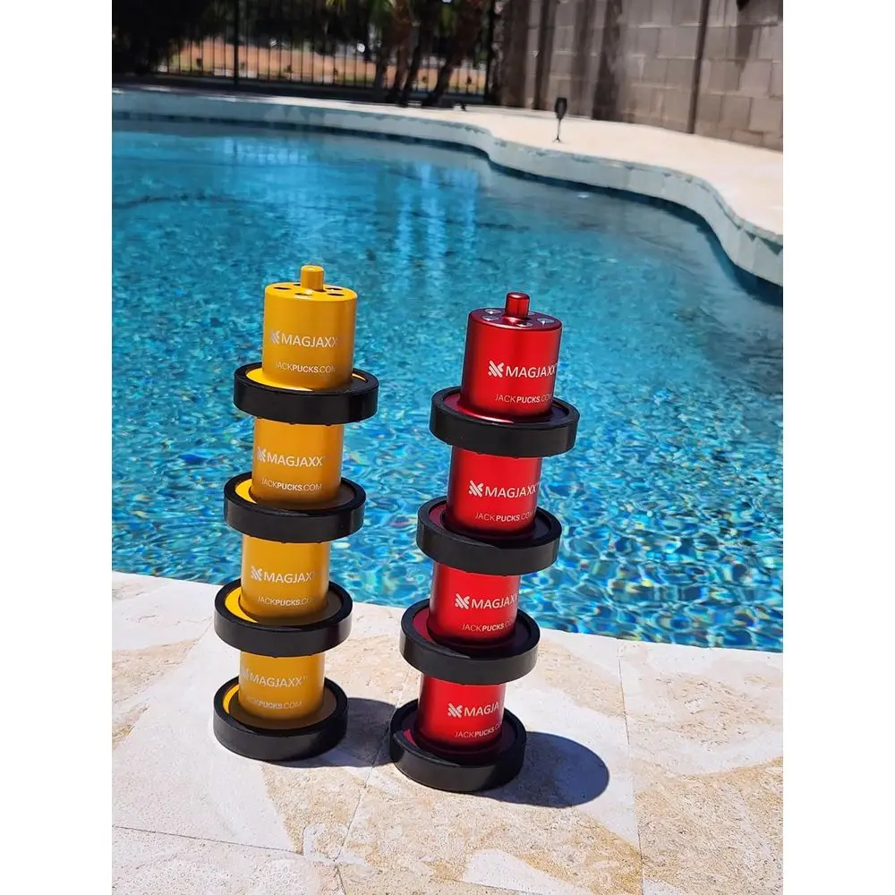 Magnetische Puck-adapterset met hoes met ritssluiting voor Rivian R1T en R1S - Geel