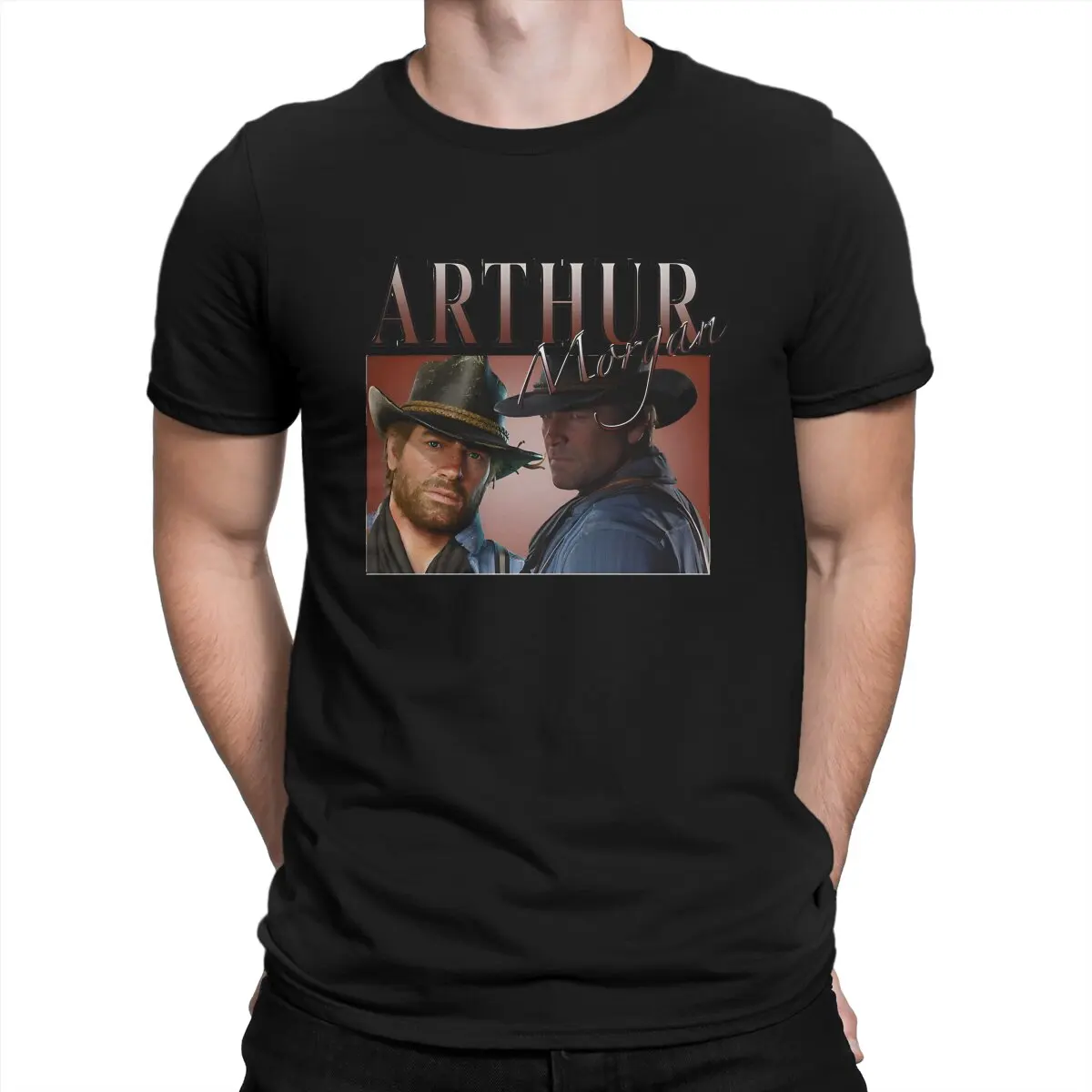 Red Dead Redemption Game Arthur Cotton T Shirt Harajuku Alternative Men's Tshirt O-Neck Short Sleeve