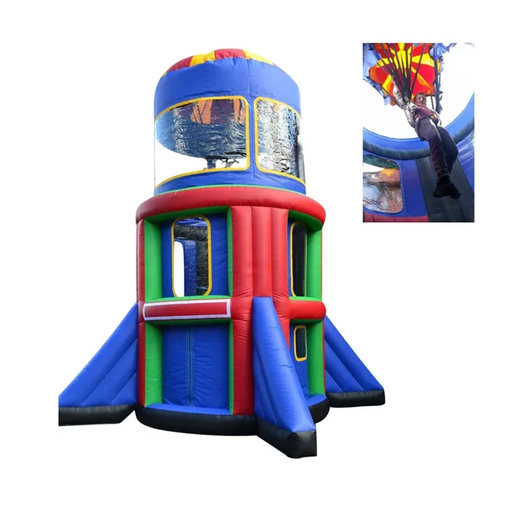 Team Building Games Structure China Professional Purchase  Amusement Park Inflatable Parachute Game