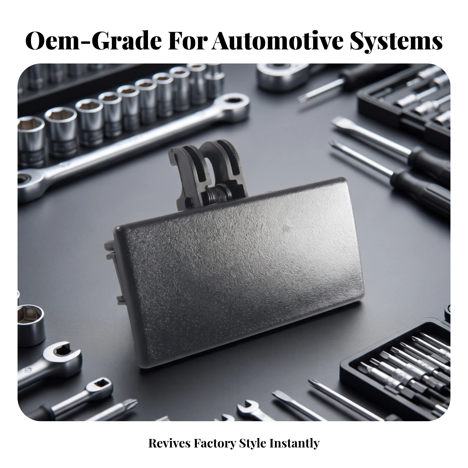 Glove Box Pull Handle Easy to Install Glove Box Handle Hardware Long-Lasting Solid for Car Owners, Dashboard Restoration