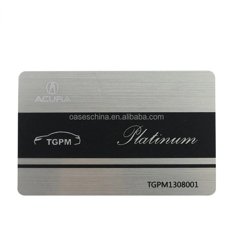 Customized query Low Moq Customized Stainless Steel Business Cards Tarjeta Metalica Custom Metal Business Card Blank Metal Nfc B