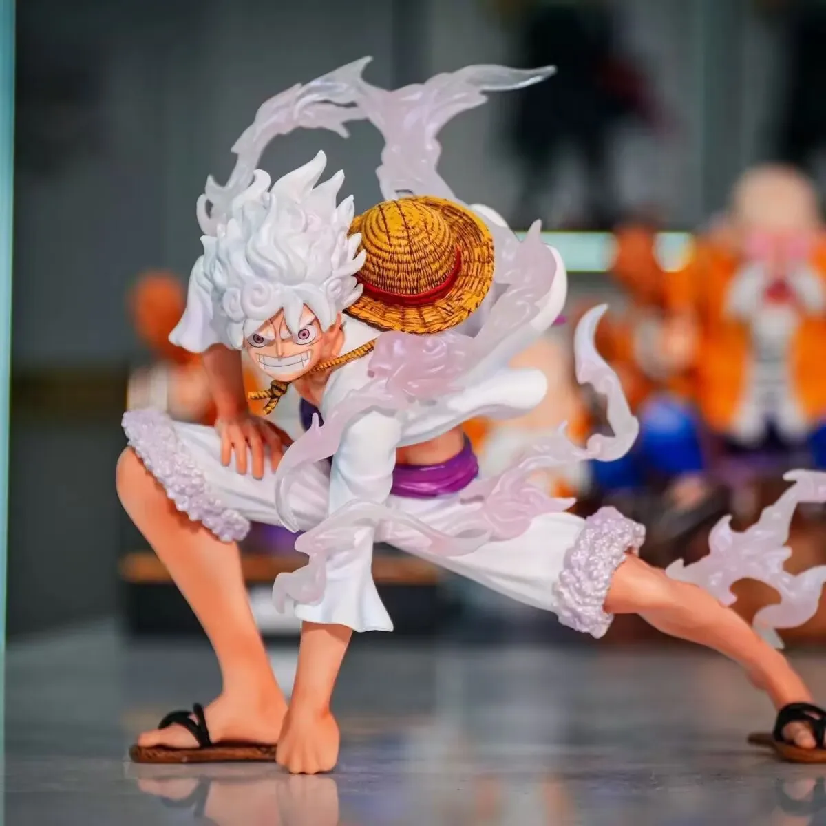 JT One Piece Monkey D Luffy Gear 5 Nika Action Figure Pvc Collectible Model Statue Home Decor For Anime Adult Fans With ColorBox - view 2
