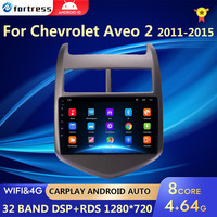 4G+64G For Chevrolet Aveo 2 Sonic T300 2011-2015 Car Radio Multimedia Player Navigation GPS 2 din 2din Android Autoradio CarPlay