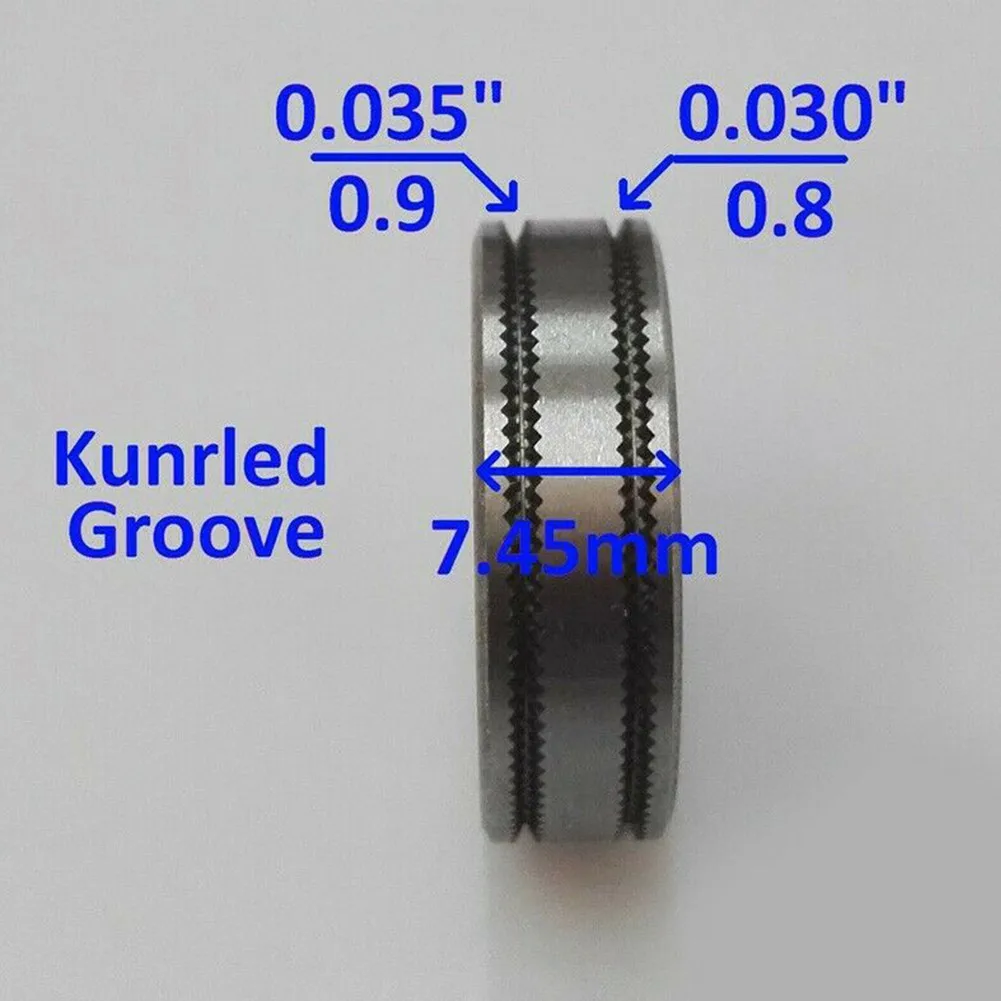 Gruppo rullo motore filo saldatore Mig avanzato 0 8 0 9 Kunrled Groove compatibile con il kit elettrico Chicago