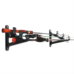 1pc Car Mounted Fishing Rod Holder Storage Rack Fishing Rod Rack Holder With Tie Suspenders Fishing Pesca Storage Tools
