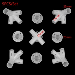 야외 캠핑 예비 부품, 3x3m 가제보 천막 텐트 발 코너 센터 커넥터, 25mm, 19mm 텐트 커넥터 부품, 1 세트