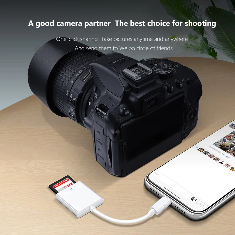 UTHAI YK0019 Type-c SD Card Reader Camera OTG Cable Memory Card Converter Type-c Mobile Phone Card Reader