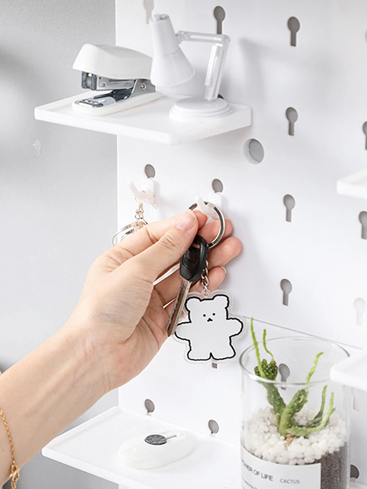 Stecktafel-Kombinationsset, Stecktafeln und Zubehör, modularer Aufhängung für Wand-Organizer, Bastelorganisation, Ornamente – Detail 7