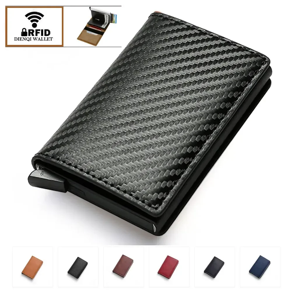 Anti Thief Rfid Credit Card Holder Case Smart Minimalist Wallet Pocket Men Women Slim Cardholder