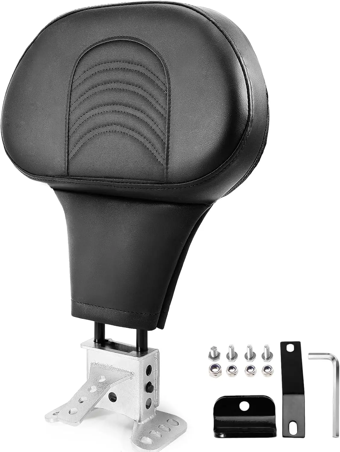 

1997-2025 Adjustable Rider Driver Backrest compatible with Harley Davidson Touring Street Glide Road Glide Road KING Electra Ult