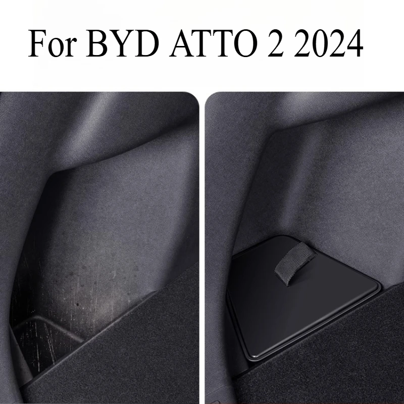 Trunk Storage Box Side Storage Storage Side Pockets Barrel For BYD ATTO 2 2024-2025 Interior Modification Interior Accessories