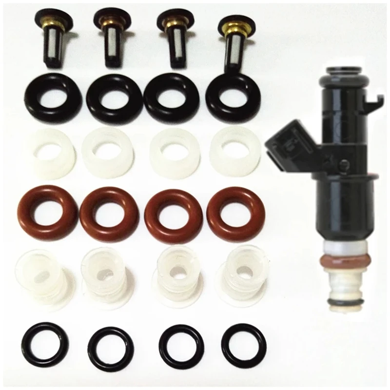 8Set Fuel Injector Repair Kits 16450-RCA-A01 For-Honda Accord Odyssey Acura 2003-2013 Replace Nozzle 16450PPAA01