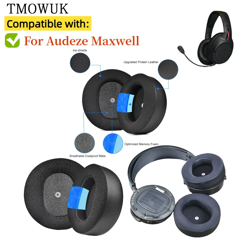 

Cooling Gel Earpads Compatible for Audeze Maxwell Headphone Earpads Cushions