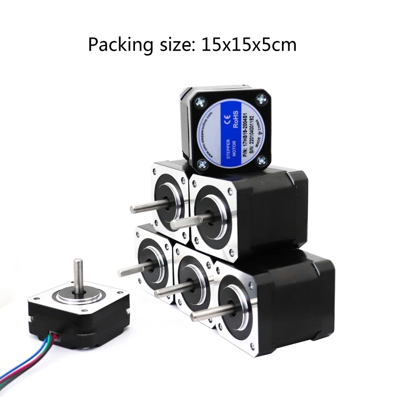 Imagem -06 - Motor de Passo Nema17 Ldo Motors Kit 3d Motor de Passo 17hs192004s 17hs081004s Novo Dropship Pcs