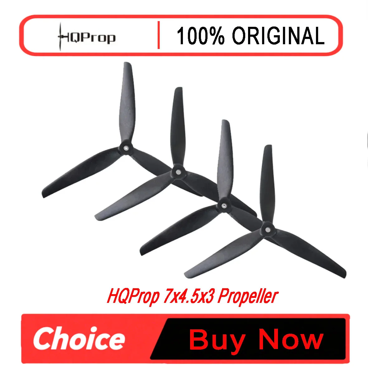 HQ Prop MacroQuad 7x4.5x3 Tri-Blade 7