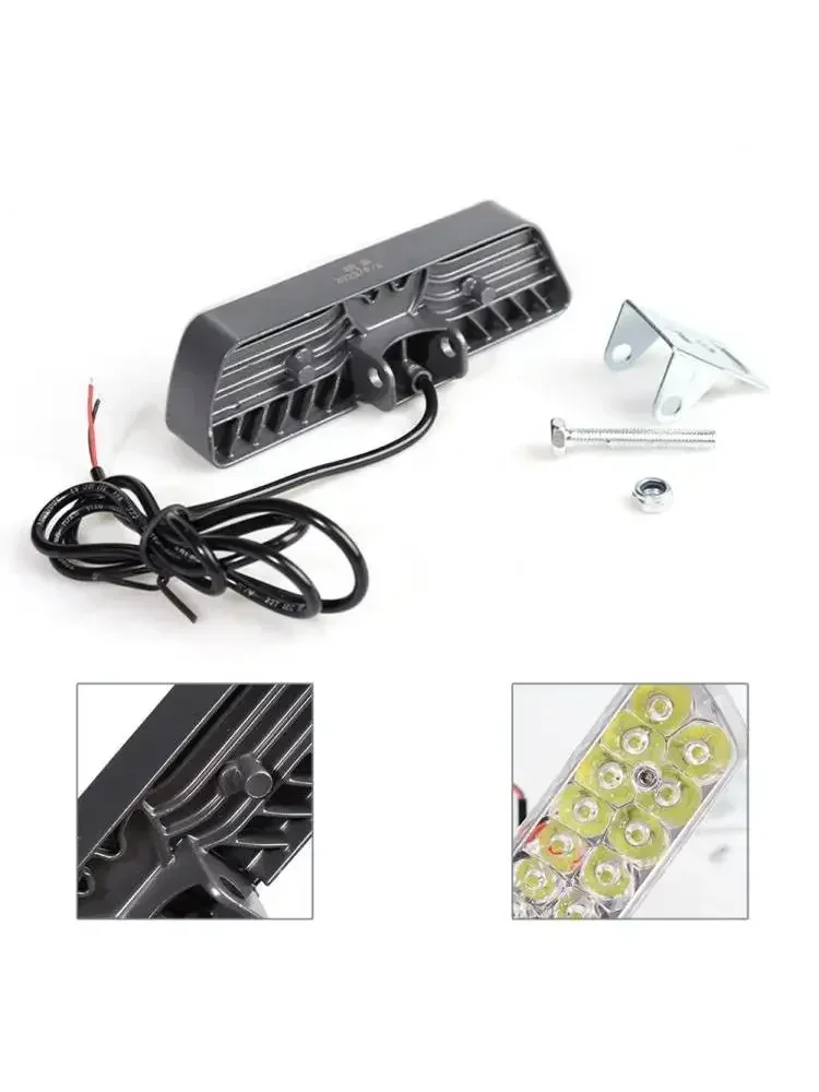 AliExpress SPORTARC 129x35x25mm Bike Light 12V-85V E-Bike Headlight 18 LED Electric Bicycle Lamp Scooter Front Light Night Cycling Accessories Parts